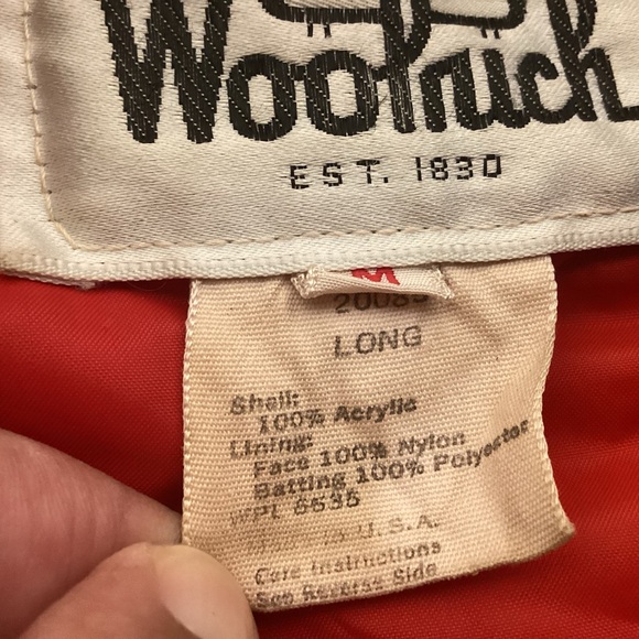 Woolrich Vintage 70’s Orange quilted hunting Jacket Men’s size Medium - Picture 8 of 15